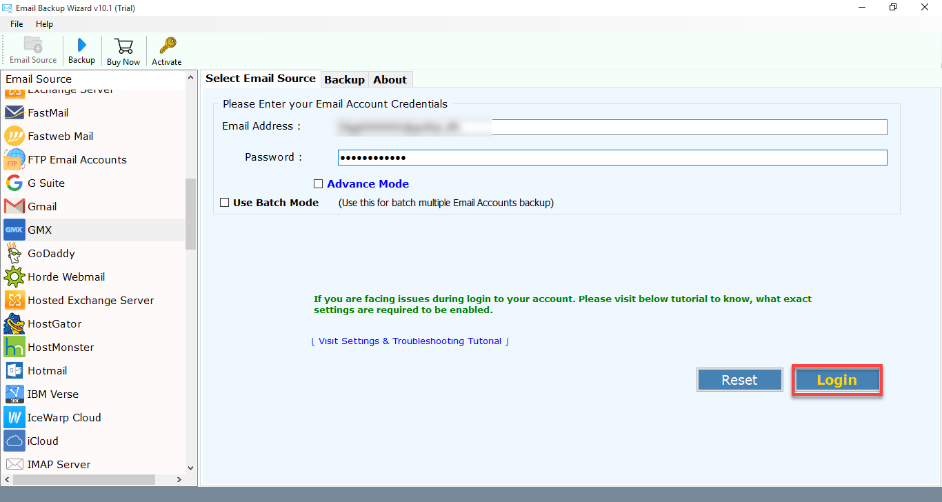 geben-sie-den-login-button-ein