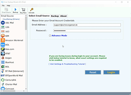 E-Mail-Sicherungssoftware